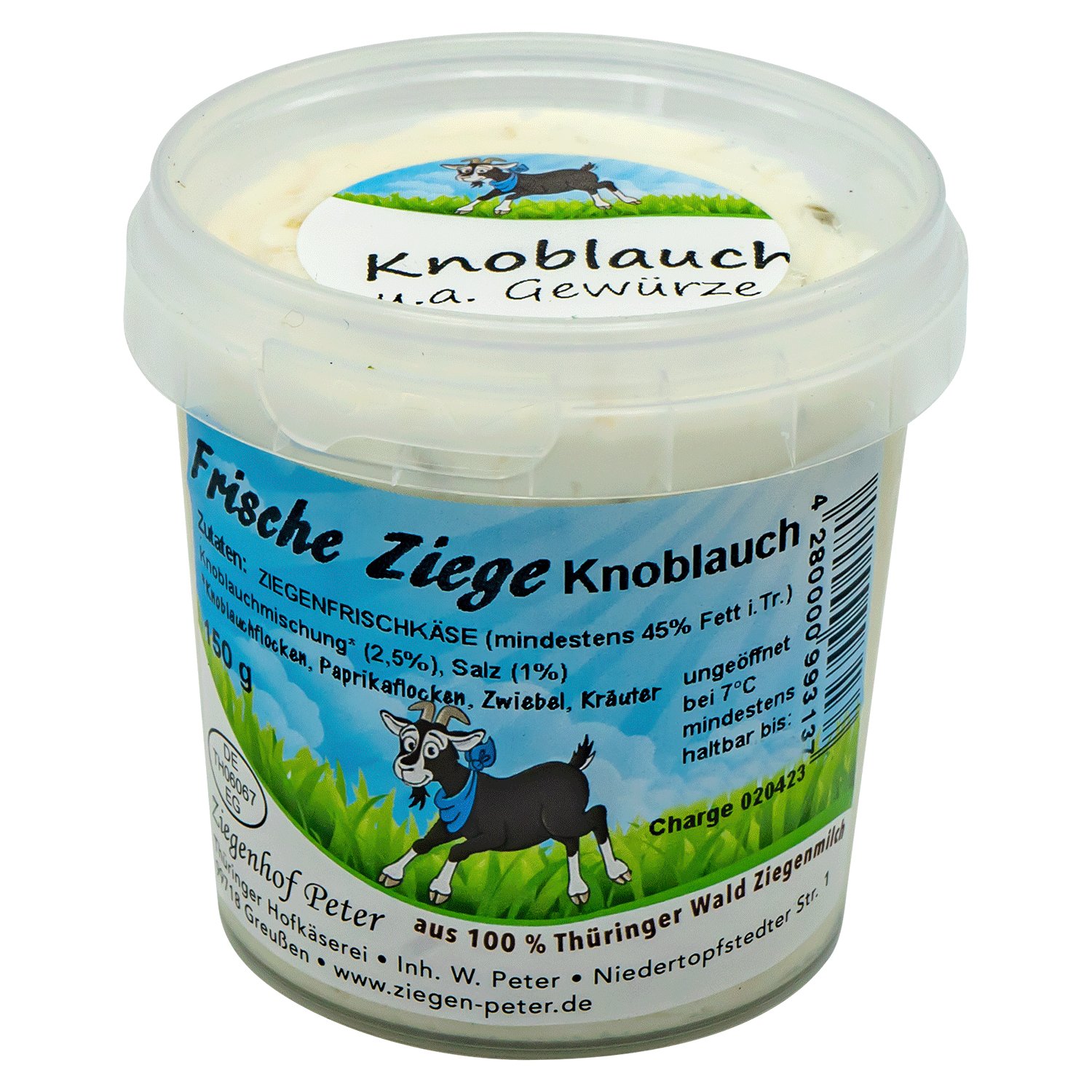 Frische Ziege Knoblauch